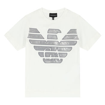 Boys Ivory Logo T-Shirt