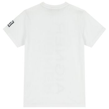 Boys White Logo T-Shirt