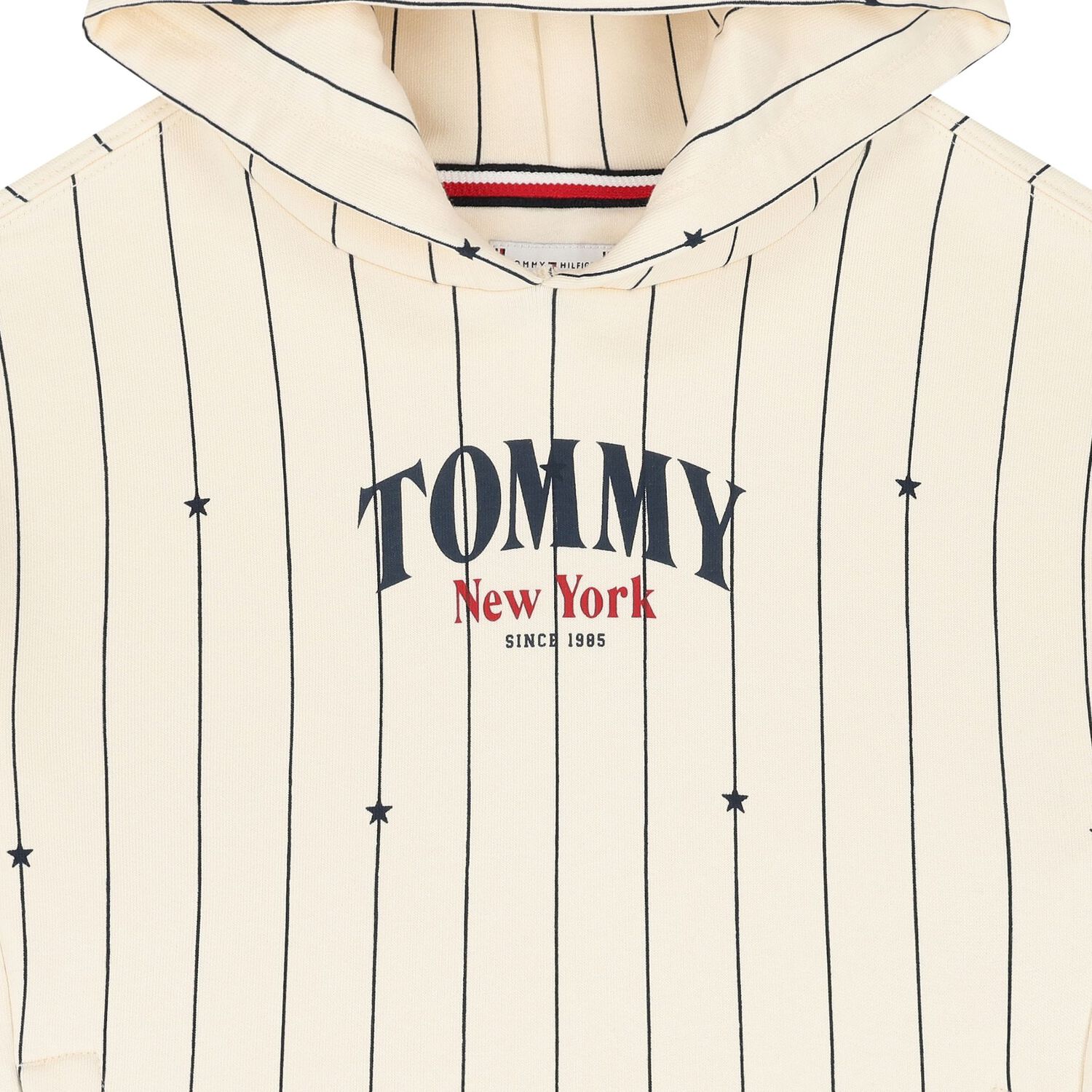 Girls Ivory Logo Hooded Top, 1, hi-res image number null