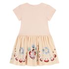Younger Girls Pink & Beige Shell Dress, 1, hi-res