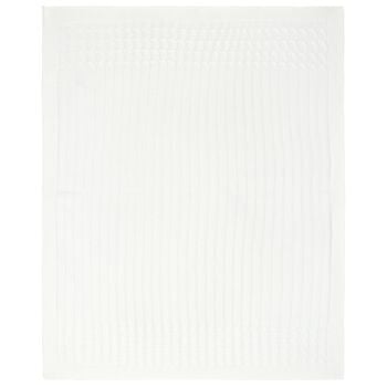 White Knit Baby Blanket
