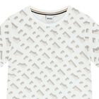 Boys White Logo T-Shirt, 2, hi-res