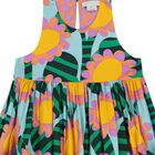 فستان بنات بطبعة باللون الأزرق, 1, hi-res