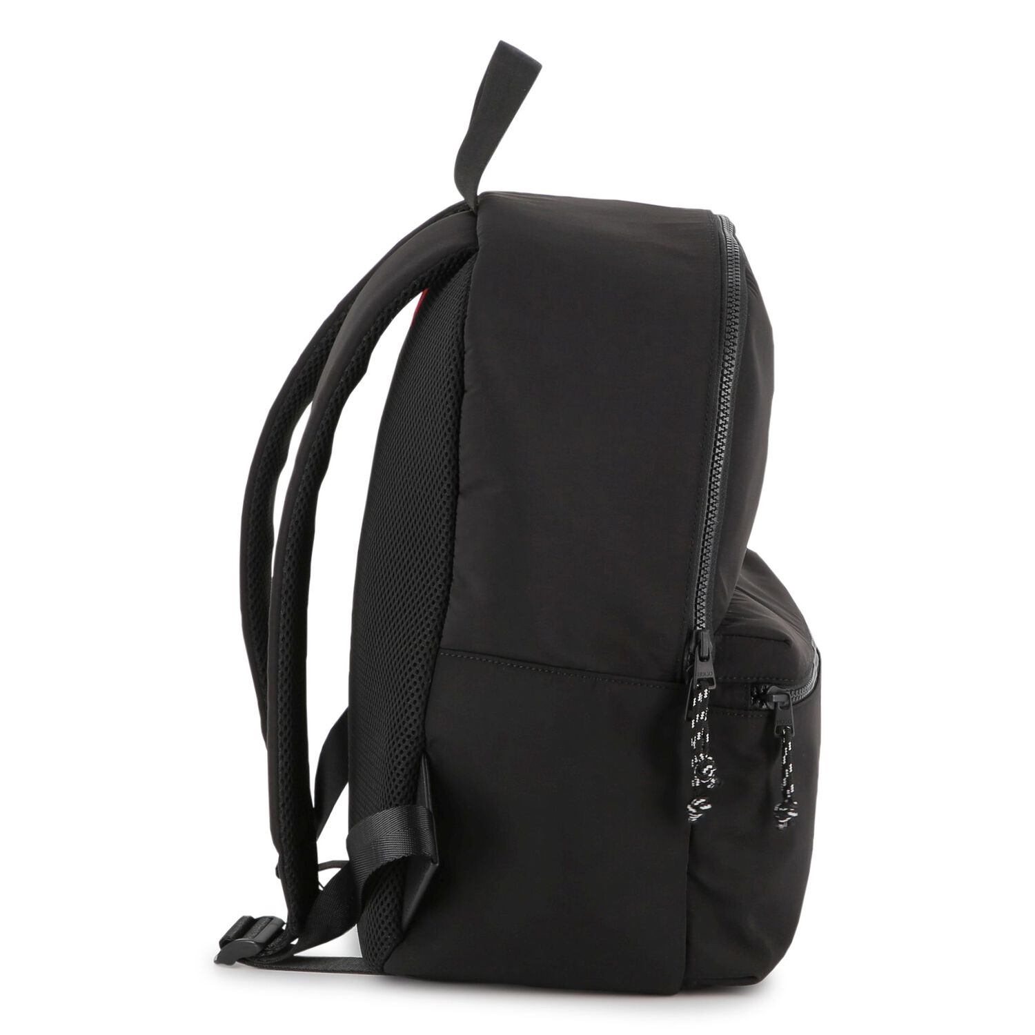 Black Logo Backpack, 1, hi-res