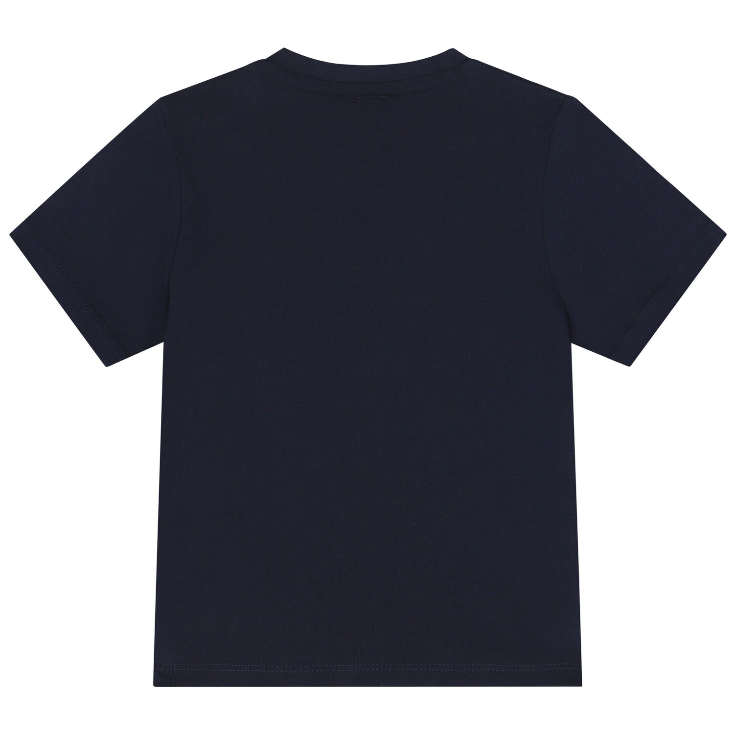 Younger Boys Navy Blue Logo T-Shirt, 2, hi-res image number null