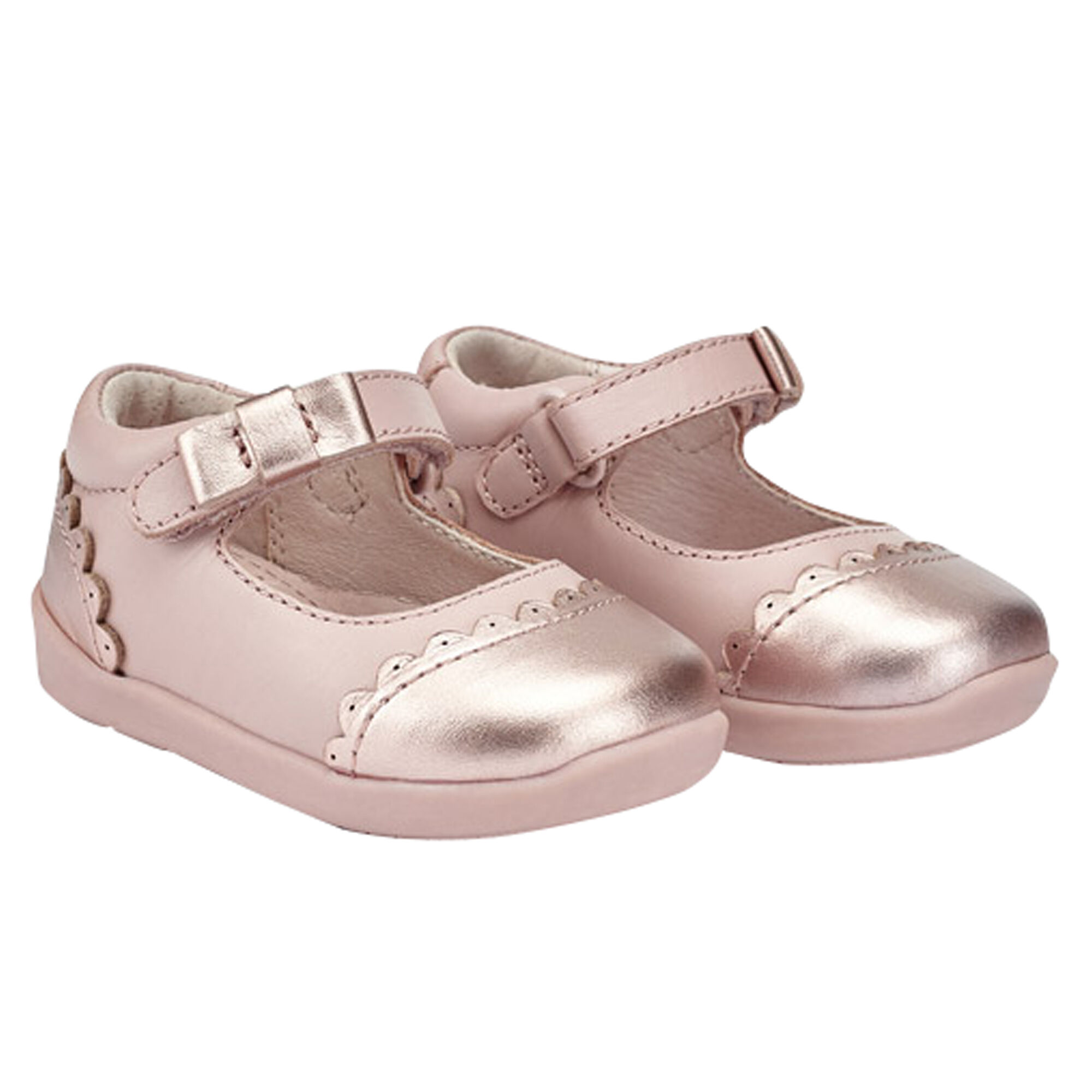 Little girl rose gold shoes online