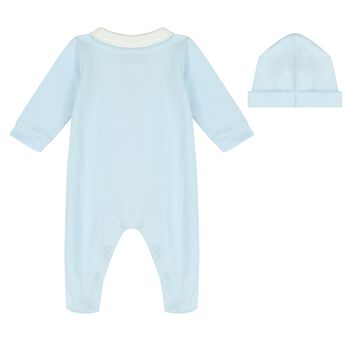 Baby Boys Blue Babygrow Set