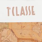 عش أطفال بشعار خريطة جغرافية باللونين الأبيض والبيج, 1, hi-res