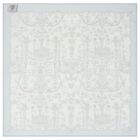 Ivory & Blue Toile de Jouy Swaddle Carré Blanket, 1, hi-res