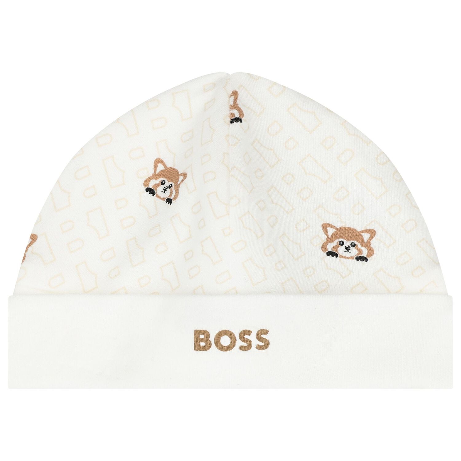 Baby Boys Ivory Logo Babygrow Gift Set, 1, hi-res