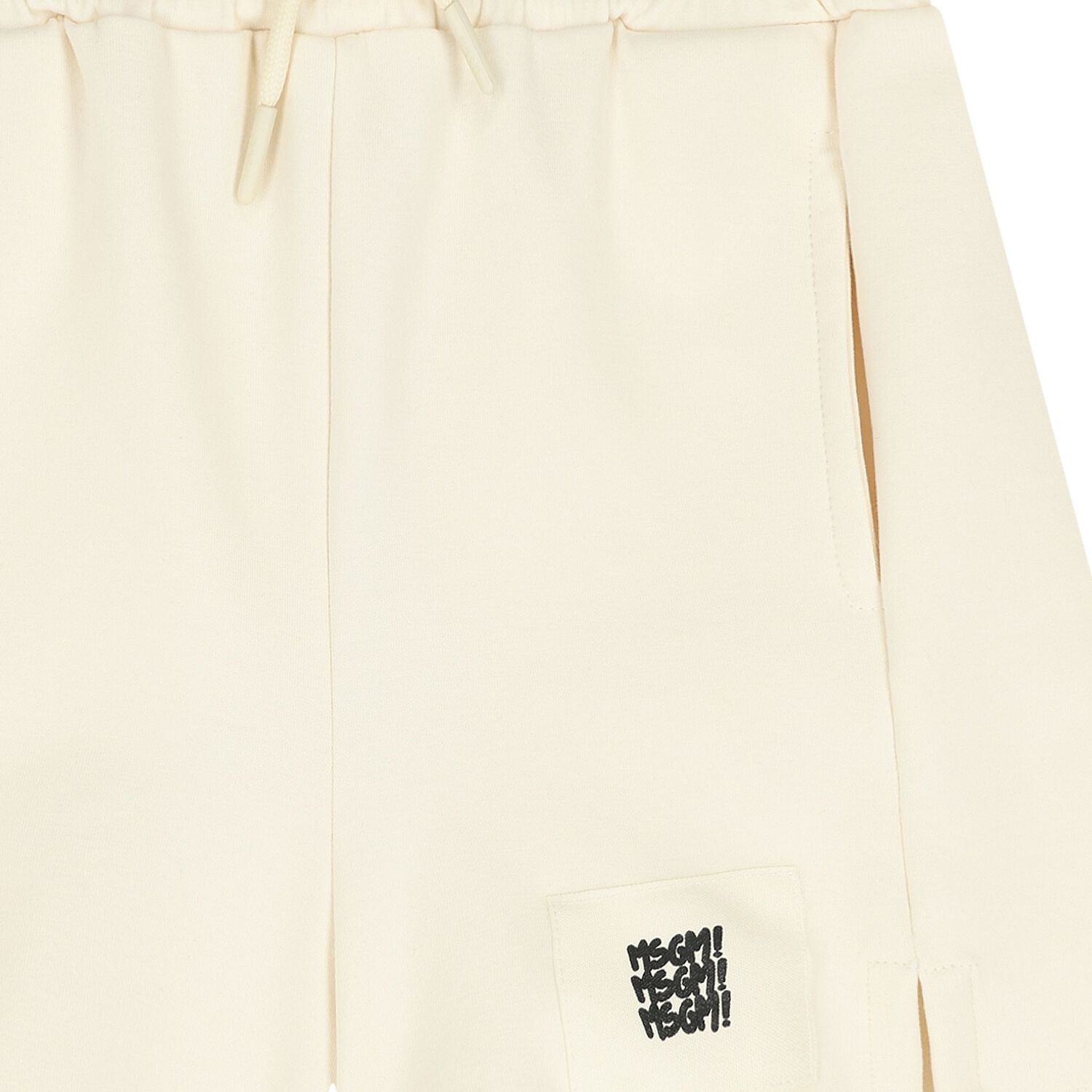 Boys Ivory Logo Shorts, 1, hi-res
