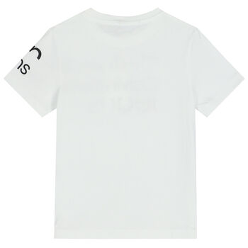 Boys White Logo T-Shirt