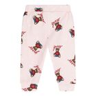 Baby Girls Pink & White Teddy Bear Logo Bodysuit Set, 1, hi-res