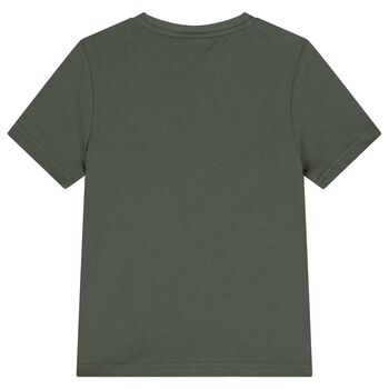 Boys Green Logo T-Shirt