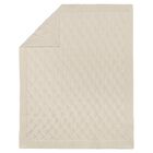 Beige Knitted Baby Blanket, 1, hi-res