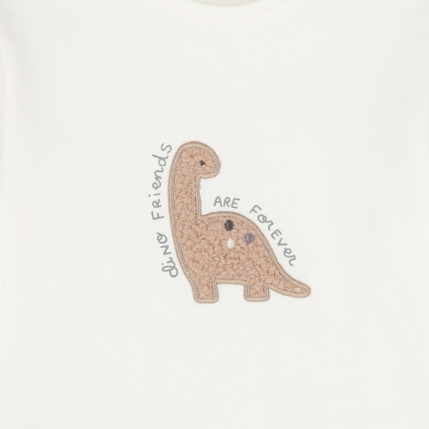 Baby Boys Grey & White Dinosaur Tracksuit ( 3 Piece ), 1, hi-res