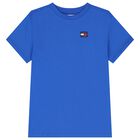 Boys Blue Logo T-Shirt, 1, hi-res
