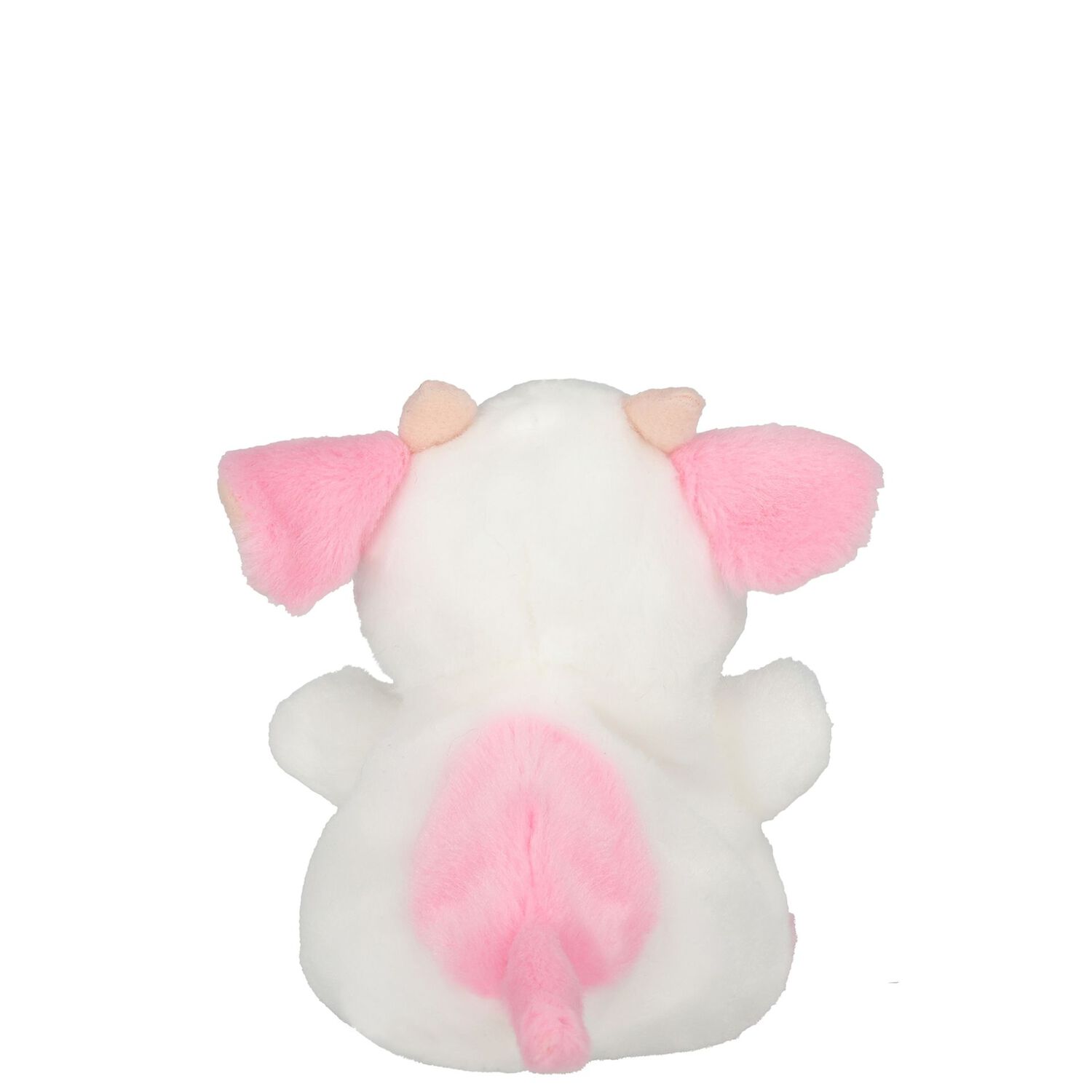 Girls White & Pink Palm Pals Belle Strawberry Cow Soft Toy ( 13CM ), 1, hi-res