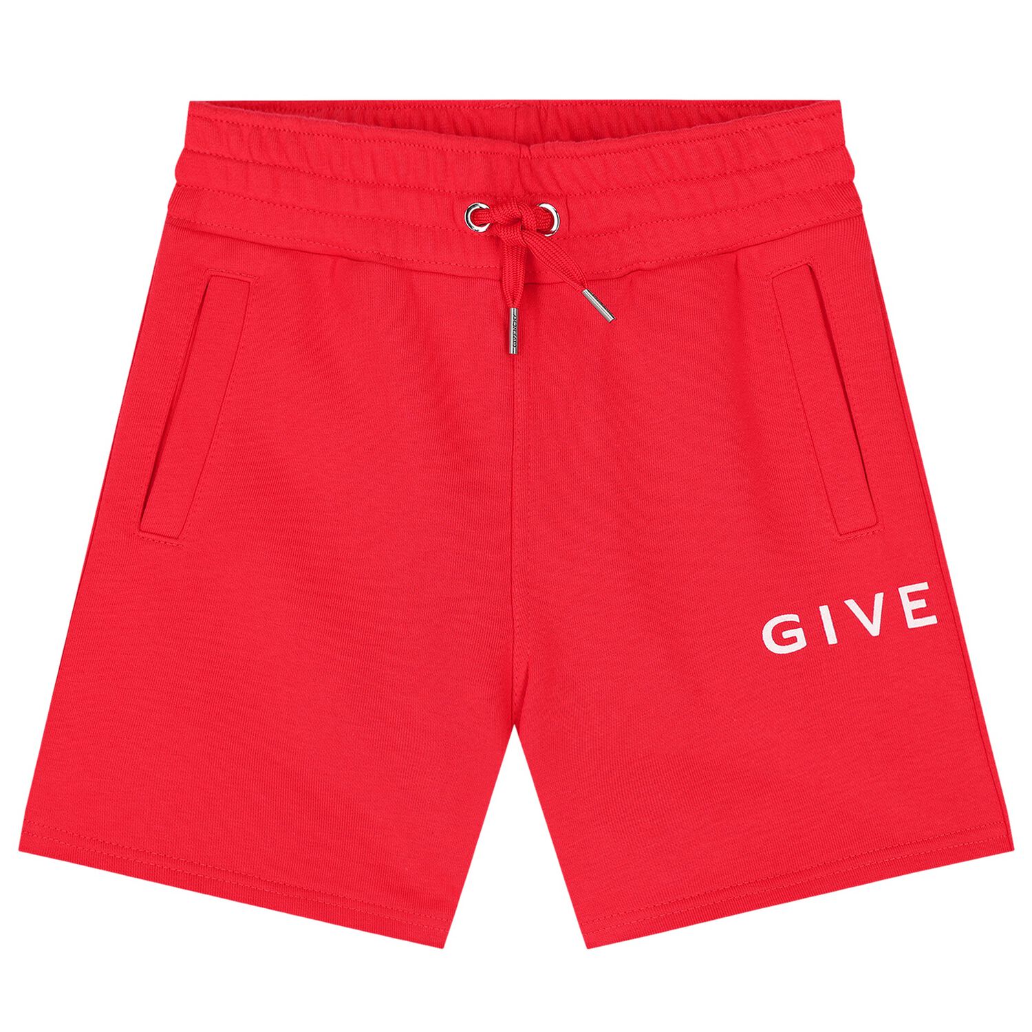Boys Red Logo Shorts, 4, hi-res image number null