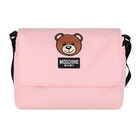 Pink Teddy Logo Baby Changing Bag, 2, hi-res
