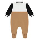 أفرول أولاد بالشعار باللون الأبيض والبيج, 1, hi-res