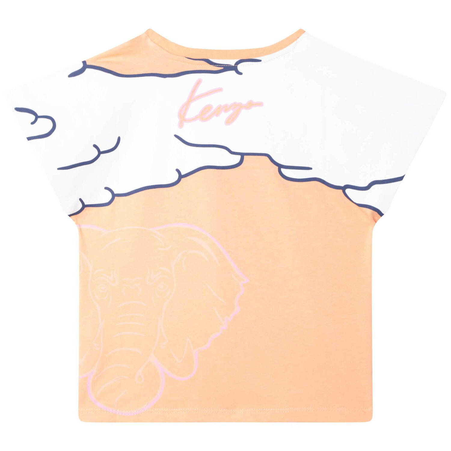 Girls Orange Logo T-Shirt, 1, hi-res image number null