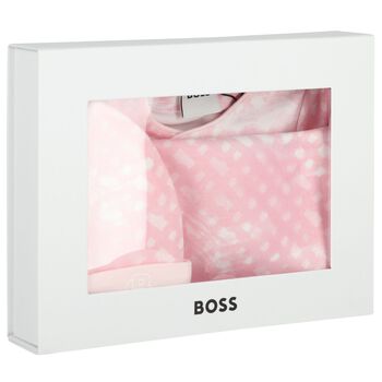 مجموعة هدايا بيبي جرو بشعار وردي للبنات