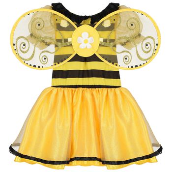 Girls Yellow & Black Little Stinger Costume