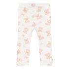 Baby Girls Pink & White Teddy Bear Leggings Set, 1, hi-res