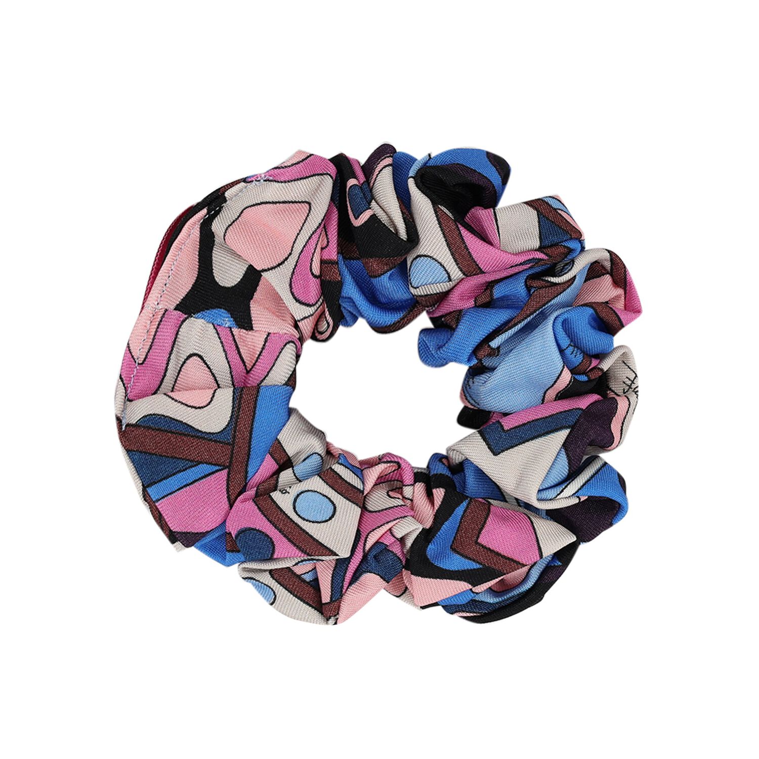 Girls Pink & Blue Vivara Scrunchie, 1, hi-res