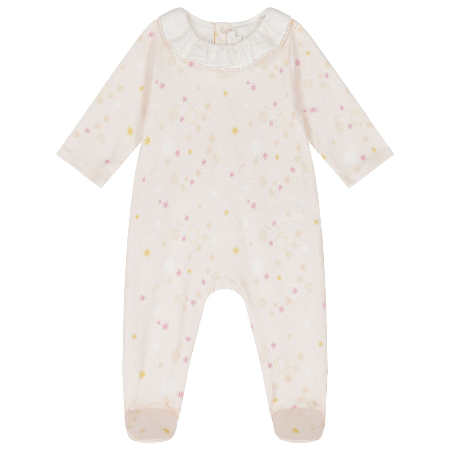 Baby Girls Pink Logo Babygrow Gift Set, 1, hi-res image number null