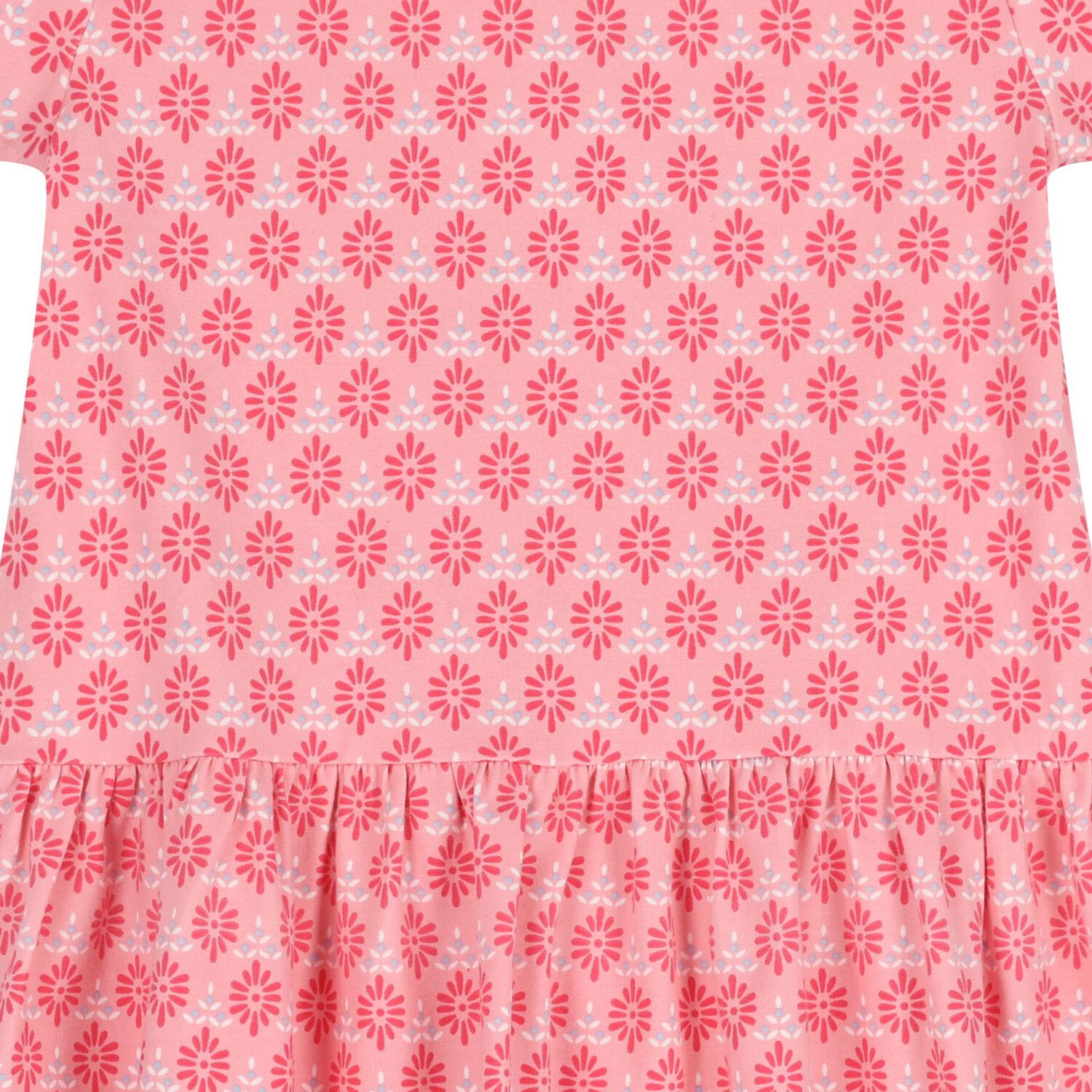 Girls Pink Floral Dress, 1, hi-res