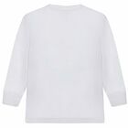 Boys White Printed Sweatshirt, 1, hi-res