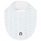 مريلة بالشعار باللون الأزرق و الأبيض للأطفال, 2, hi-res