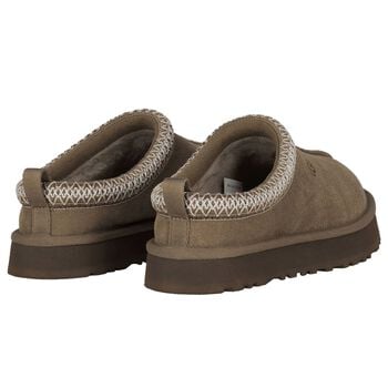 Light Bronze Tazz Suede Mules