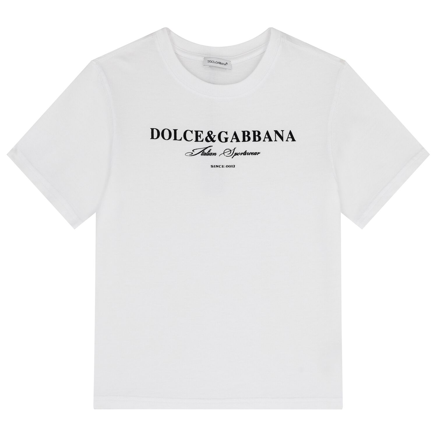 تي شيرت أبيض بشعار, 1, hi-res image number null