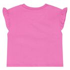 Girls Pink Logo Shorts Set, 1, hi-res