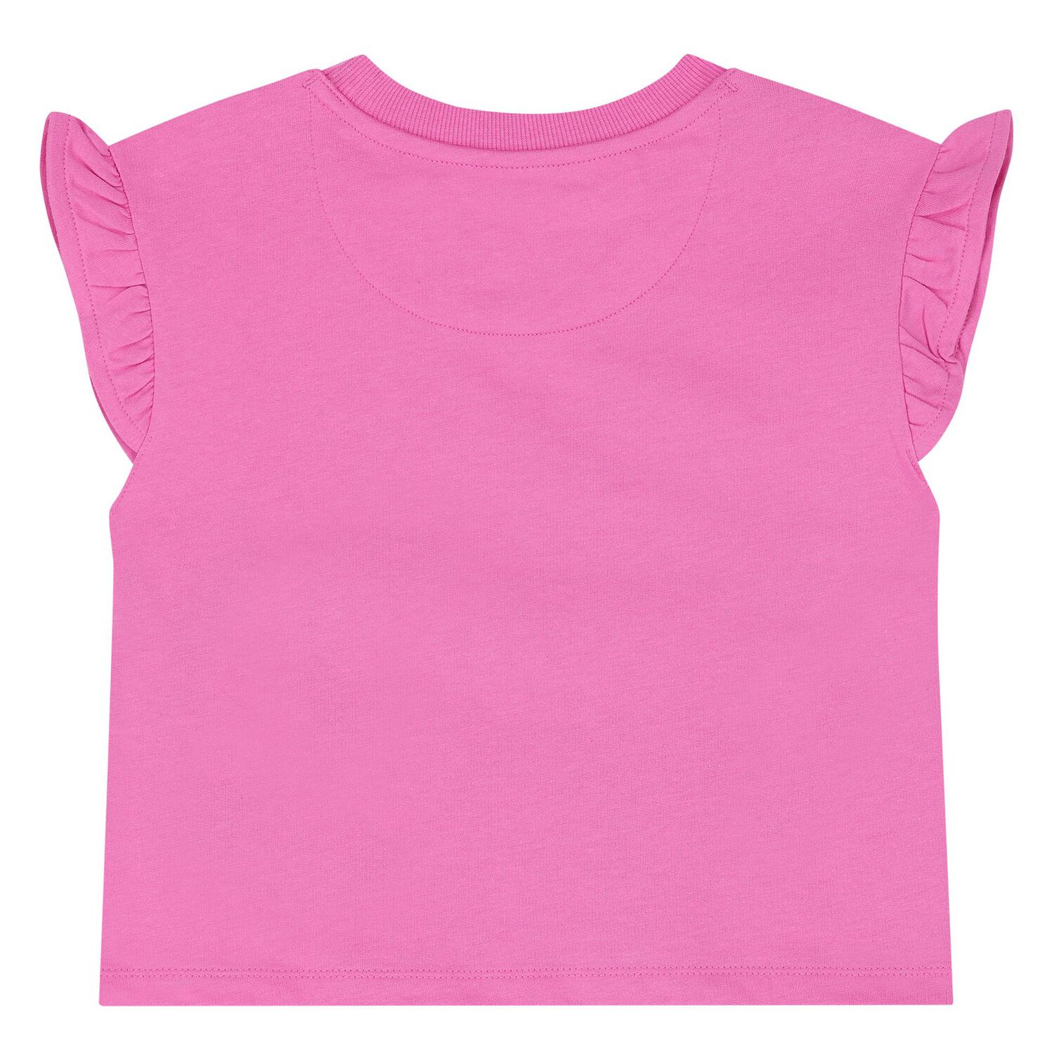 Girls Pink Logo Shorts Set, 1, hi-res