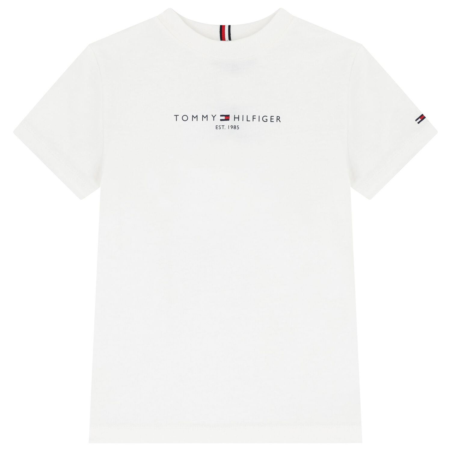 Boys White & Navy Blue Shorts Set, 1, hi-res image number null