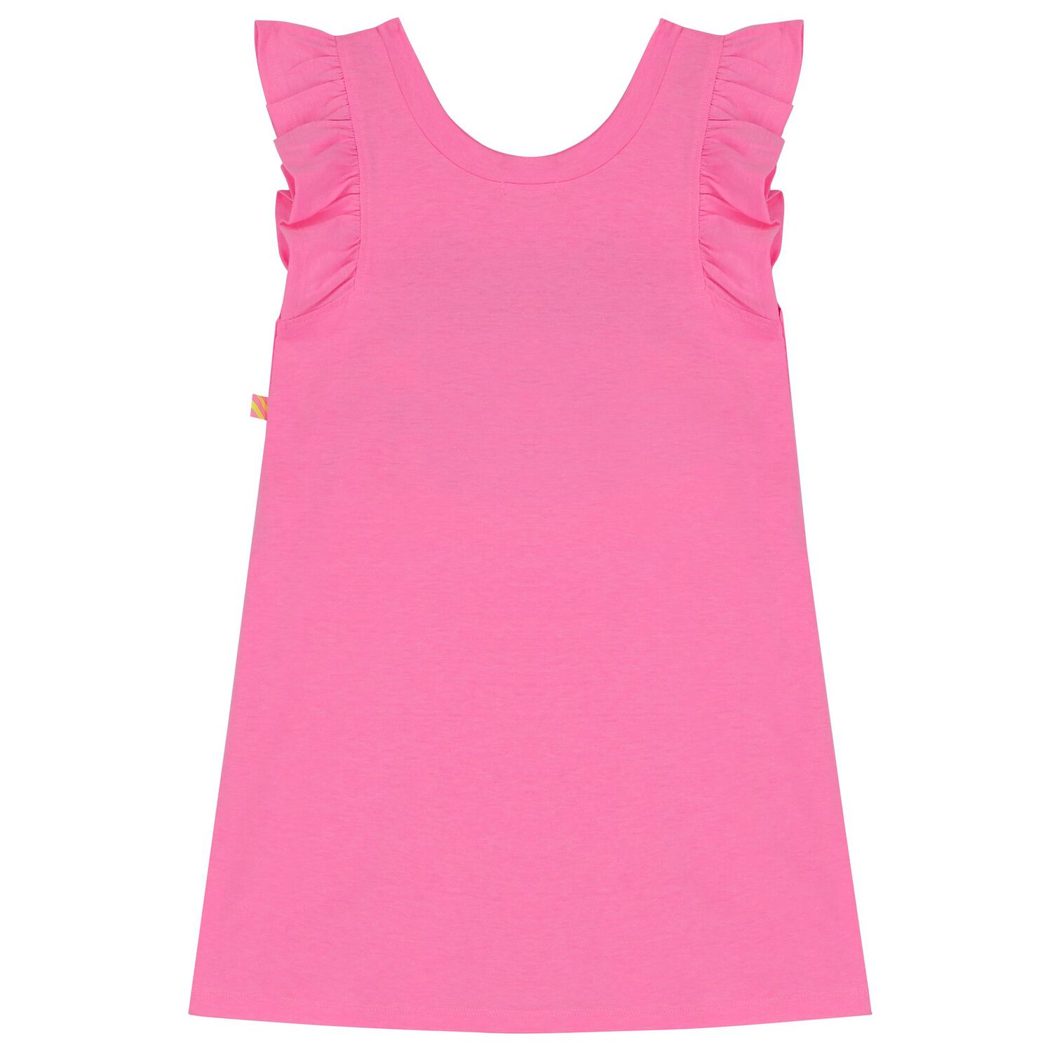 Girls Pink Sequin Jersey Dress, 1, hi-res