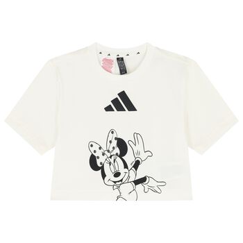 Girls Ivory Minnie Mouse Disney T-Shirt