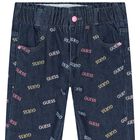 Girls Blue Logo Denim Jeans, 1, hi-res