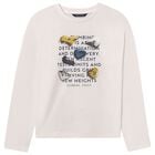 Boys Ivory Long Sleeve Top, 1, hi-res