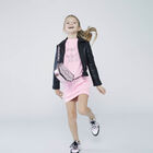 Girls Pink Choupette Logo Dress, 1, hi-res