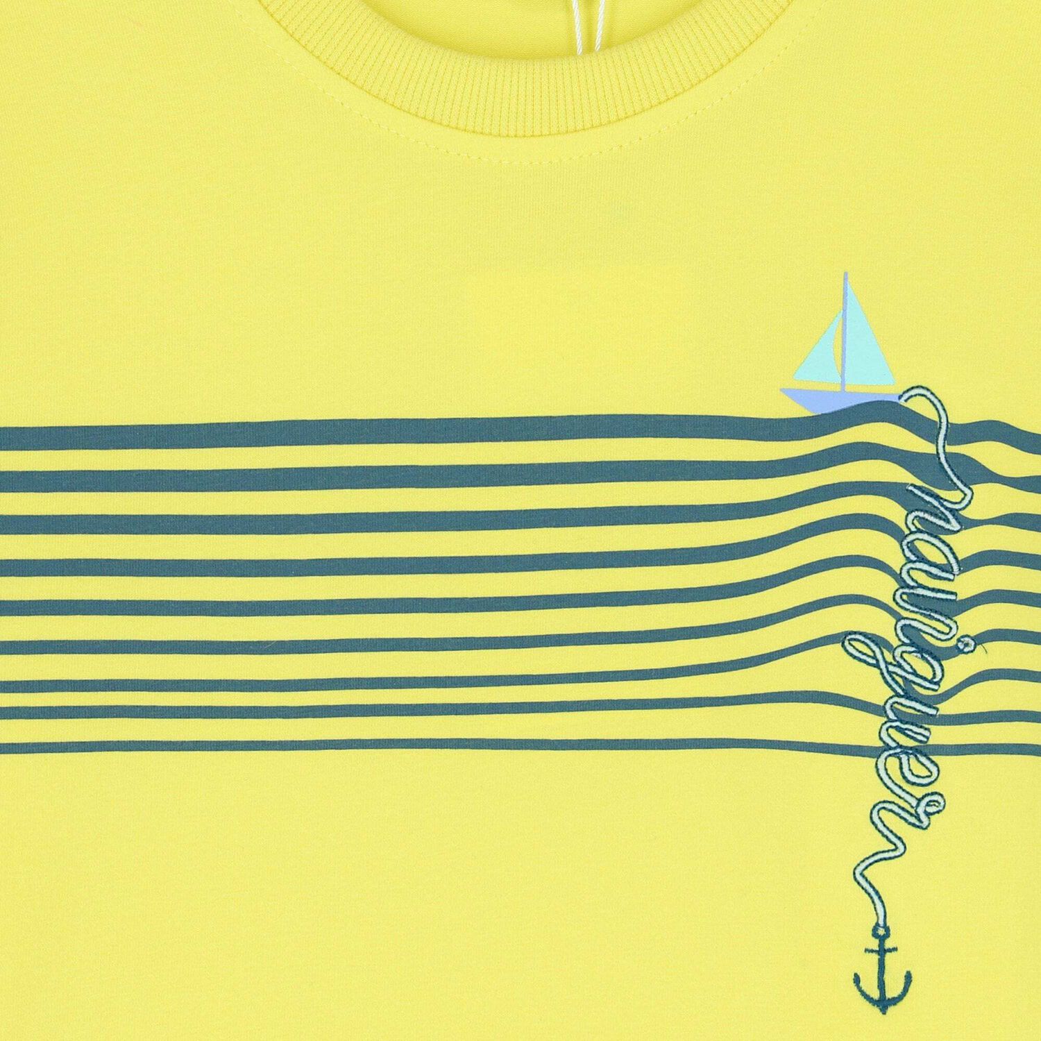 Boys Yellow Logo T-Shirt, 1, hi-res