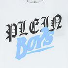 Boys White Logo T-Shirt, 1, hi-res