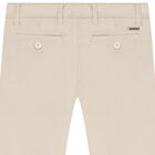 Boys Beige Chino Trousers, 1, hi-res