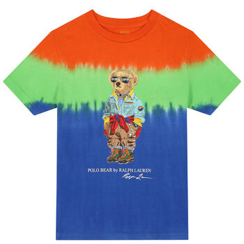 Boys Multi-Colored Polo Bear T-Shirt