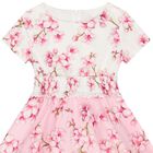 Girls Pink Cherry Blossom Dress, 1, hi-res