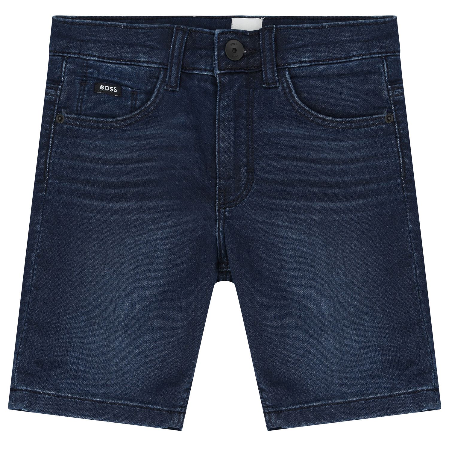Boys Blue Denim Shorts, 1, hi-res image number null